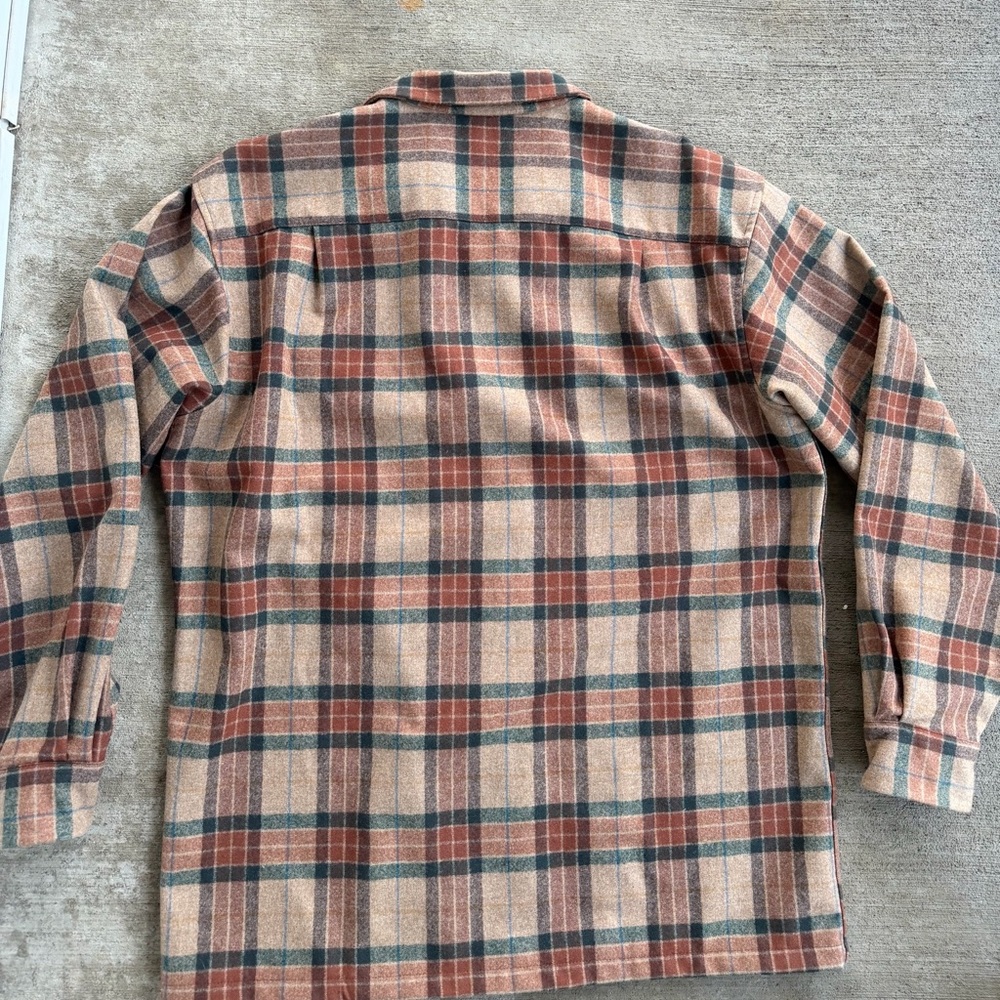 Pendleton The Original Board Wool Plaid Shirt Men… - image 8